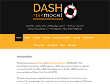 Tablet Screenshot of dashriskchecklist.co.uk